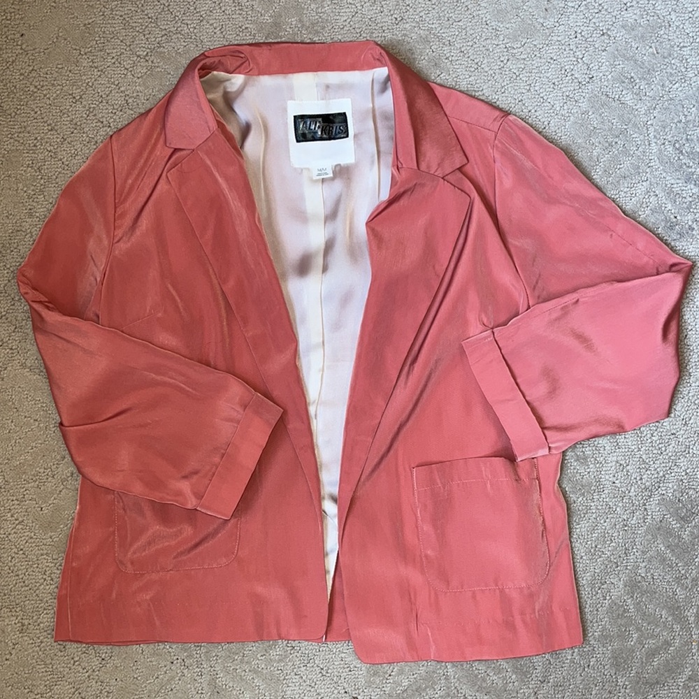 M Silk Peach Blazer